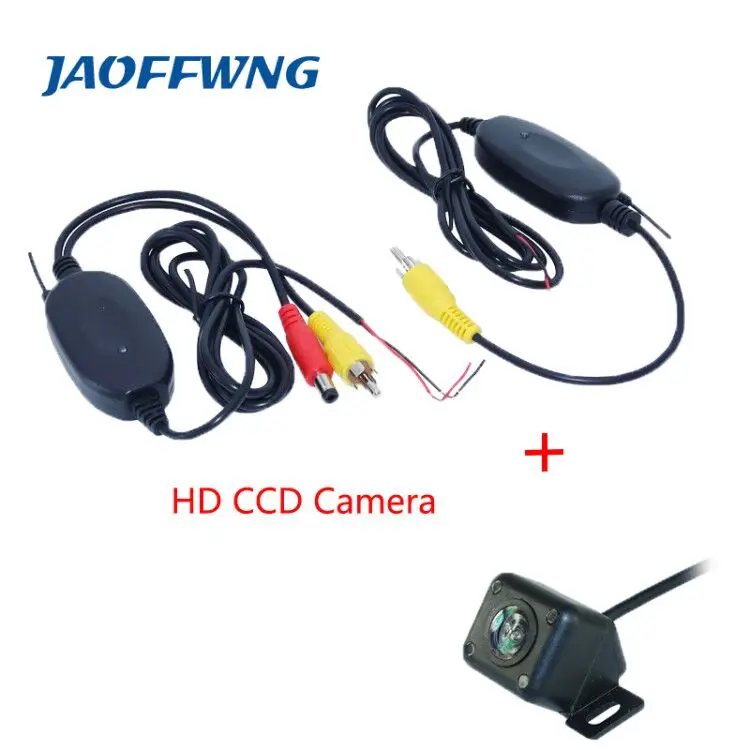 Car backing camera with 4 IR night vision function +wireless receiver