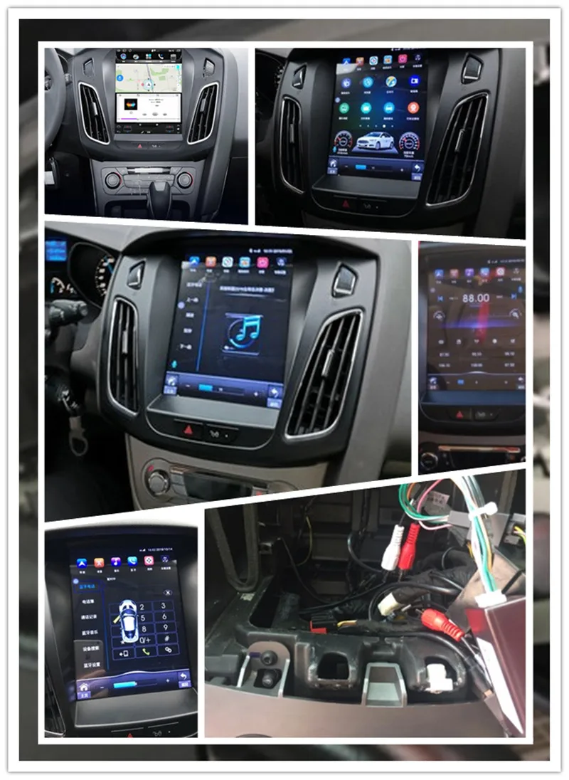 Best ZOYOSKII Android 9.0 10.4 inch IPS vertical screen car gps multimedia radio bt navigation player for ford focus salon 2012-2016 4