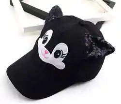 Дизайн с котом из мультфильма; детская шапка; шапка в симпатичная бейсболка из хлопка для маленьких мальчиков и девочек Летняя