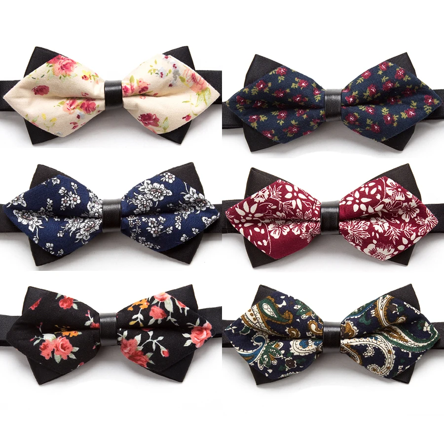 Новый галстук бабочка цветок Мода галстук-бабочка галстуки для мужчин галстук-бабочка Регулируемая бабочка галстук роскошный подарок