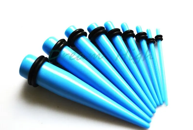 Free Shipping Colour Ear Piercing Taper Stretcher Plug Earring