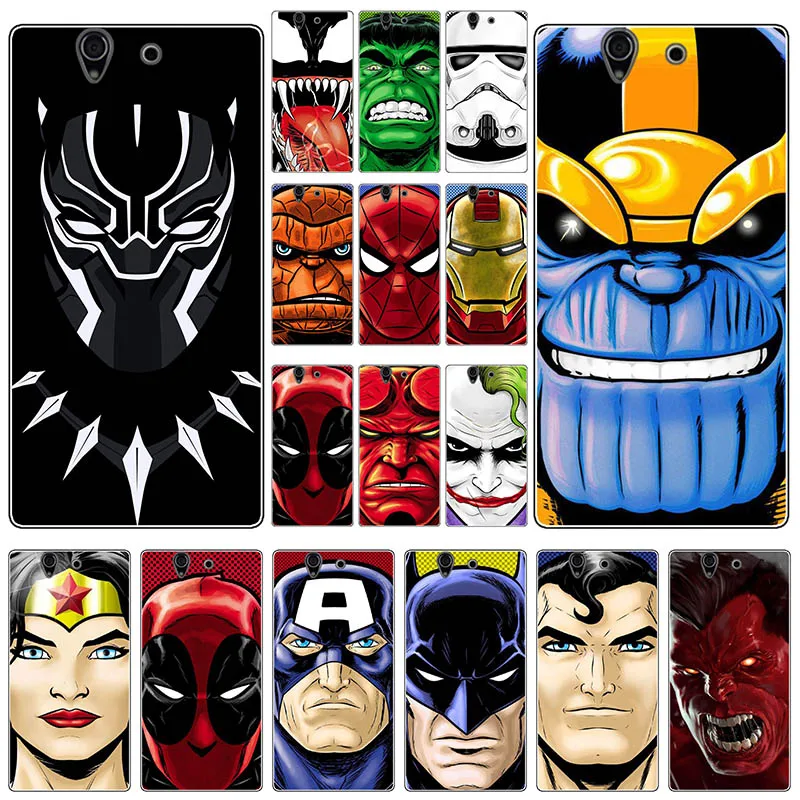 Fashion hero Plastic Phone Case For Sony Xperia Z L36h C6602 C6603 L36i Housing Cover Bag Shell | Мобильные телефоны и