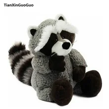 large 75cm cute raccoon soft doll gray raccoon plush toy throw pillow birthday gift w2002