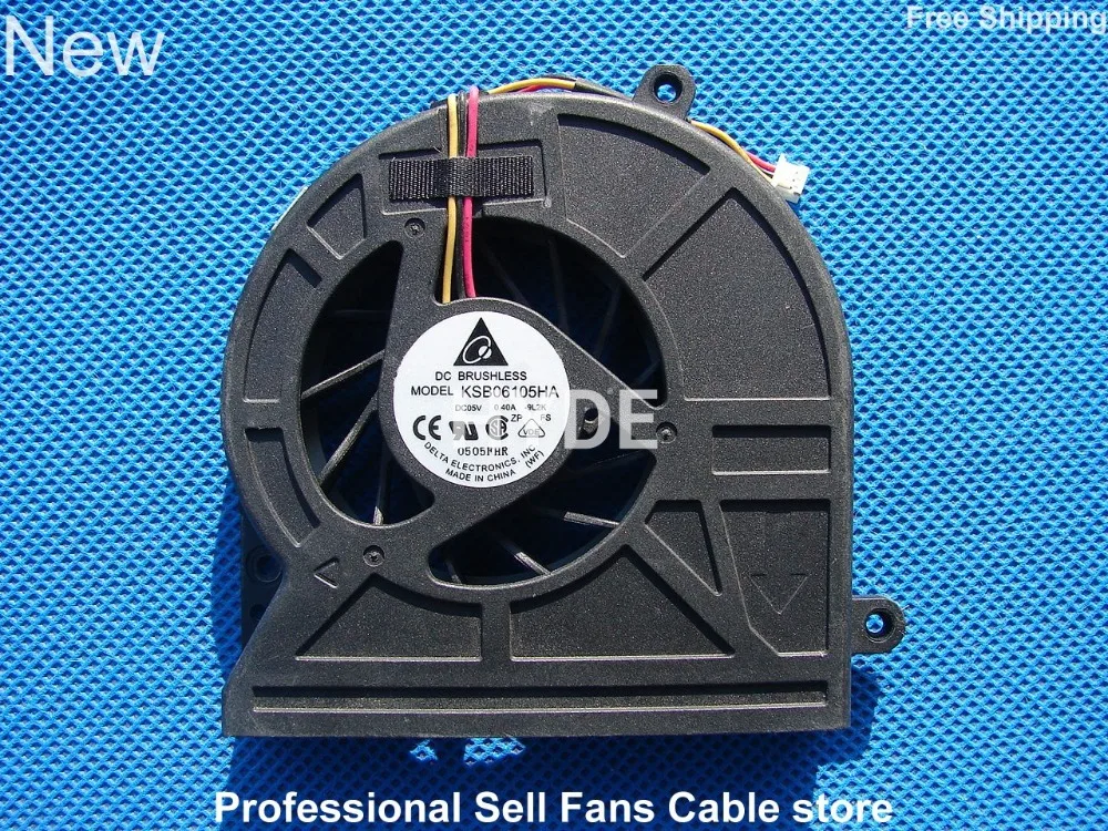 Новый охлаждающий вентилятор ЦП для ноутбука DELTA KSB06105HA-9L2K DC05V 0.40A 3PIN | Компьютеры и