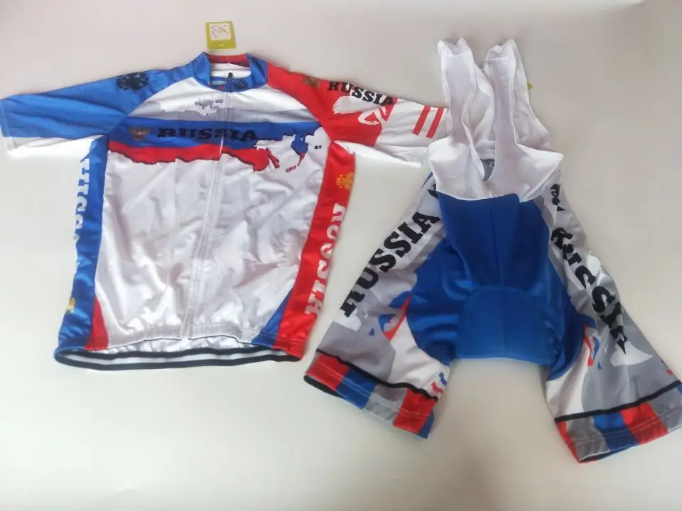 2022 Russia Summer Cycling Jersey Set Mountain Bike Clothing MTB Bicycle Clothes Wear Maillot Ropa Ciclismo Men | Спорт и