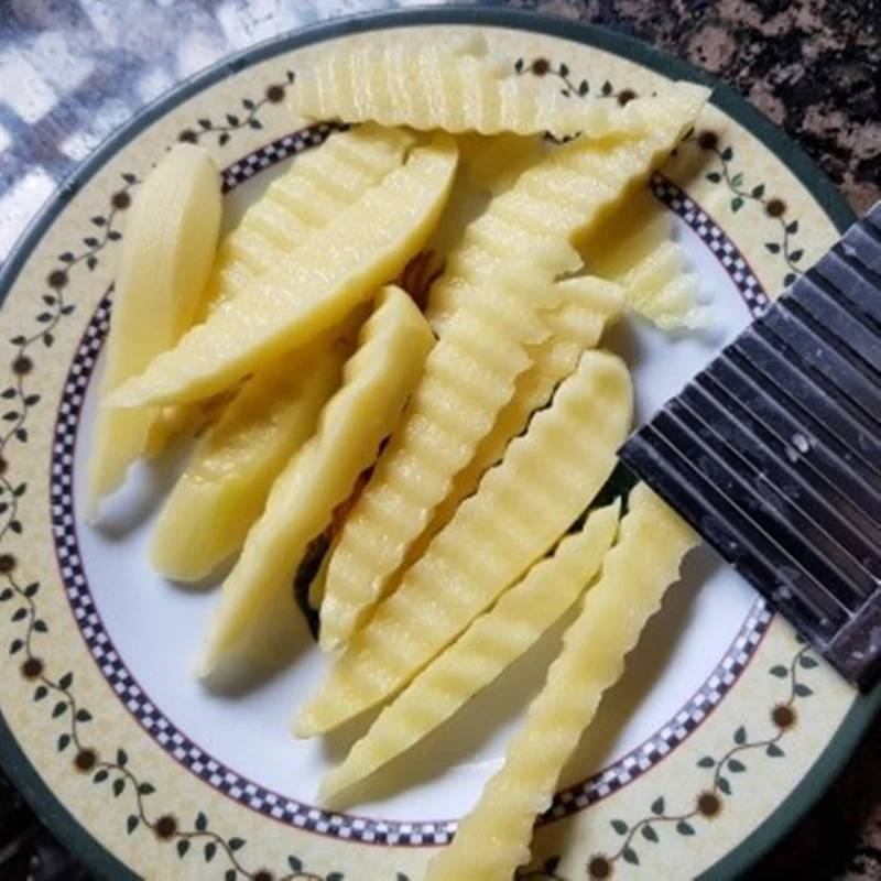 Резаки для картофеля из нержавеющей стали|cooking tools|potato cutterpotato wavy |