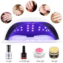 WEVILI 5X Plus Сушилка для ногтей 108 Вт 36 шт. высокомощный УФ светодиодный светильник с двойным источником лампа для маникюра профессиональная фототерапия