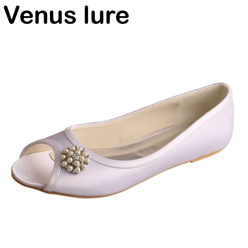 white prom flats