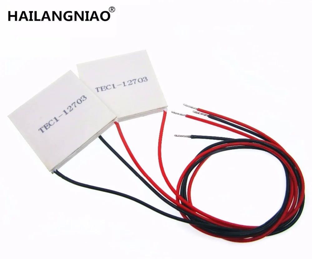 5PCS/LOT TEC1-12703 TEC Thermoelectric Cooler Peltier Cooling Plate Power Generator | Электроника