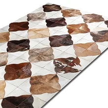 Модный художественный ковер Натуральная Воловья Кожа Настенный Ковер