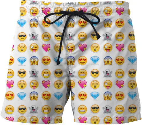 

PLstar Cosmos New Kamahameha / Emoticon/demon rocker Men Fractal Fruit Funny Print Dolce havana Print 3d Casual shorts