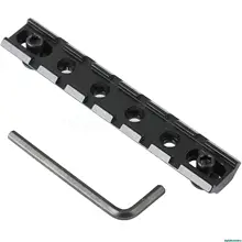 Алюминиевая Тактическая Винтовка полуавтомат 115 мм DIY Picatinny RIS 21 мм Стандартный прицел с креплением Вивер фонарь-лазер боковая рейка держатель основания