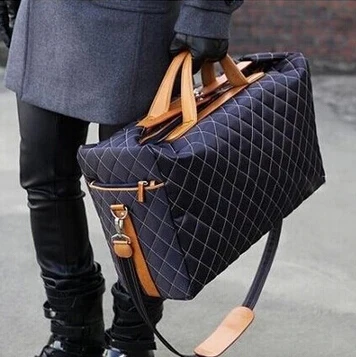 ANAWISHAREMenTravelBagsLargeCapacityWomenLuggageTravelDuffleBagNylonBusinessTravelHandbagWaterproofBolsoDeporte