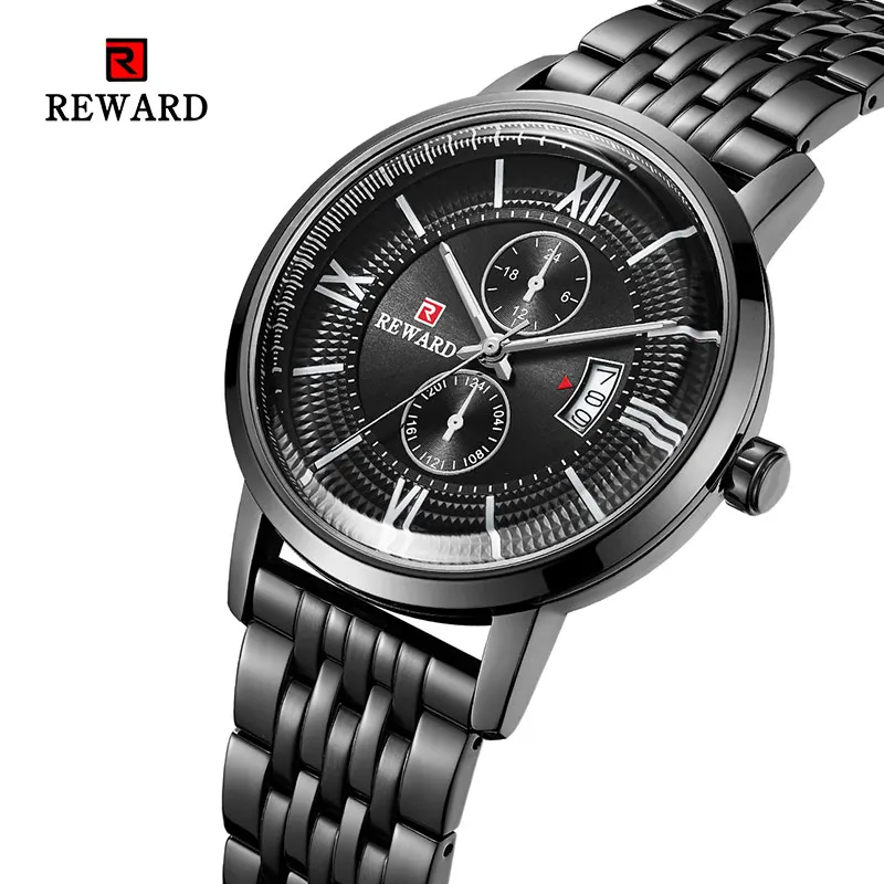 

2019 Reward Watch Men Fashion Sport Quartz Clock Mens Watches Top Brand Luxury Business Waterproof Watch Relogio Masculino