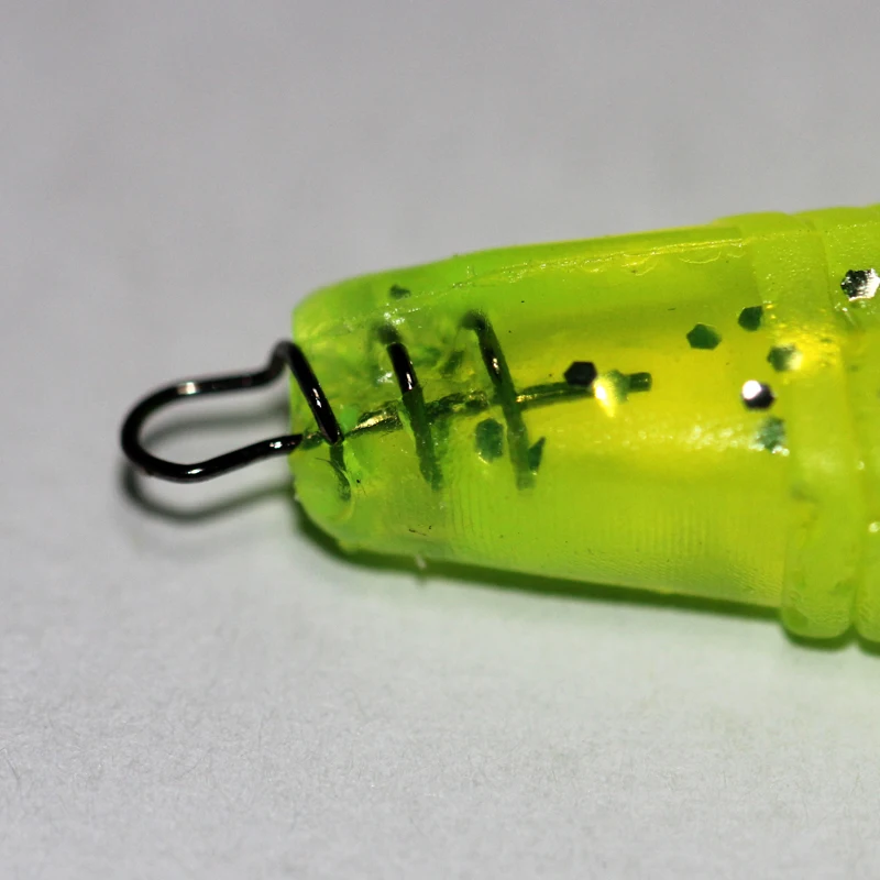 20pcs/lot  Soft Bait Spring Lock pin Length 1cm diameter0.3cm Fishhook and soft bait connector Fishing Accessories Tackle