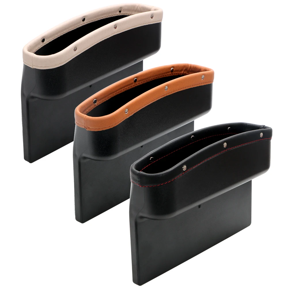 YOSOLO Seat Crevice Storage Box Car Organizers PU Leather Stowing Tidying Phone Cigarette Holder Auto Seat Gap Organizer Pocket YOSOLO Seat Crevice Storage Box Car Organizers PU Leather Stowing Tidying Phone Cigarette Holder Auto Seat Gap Organizer Pocket