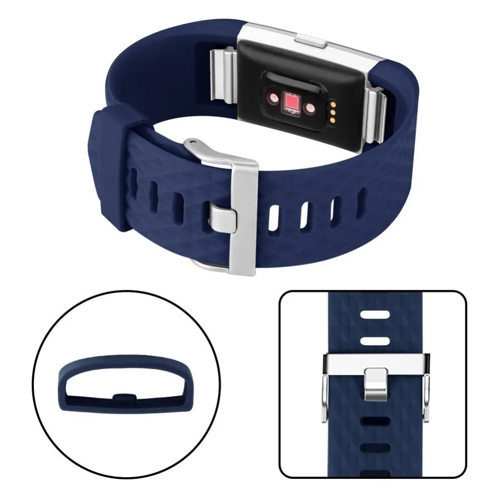 Honecumi для Replacement Charge 2 сменный мягкий силиконовый умный ремень Браслет для Fitbit полос Зарядка 2 аксессуары