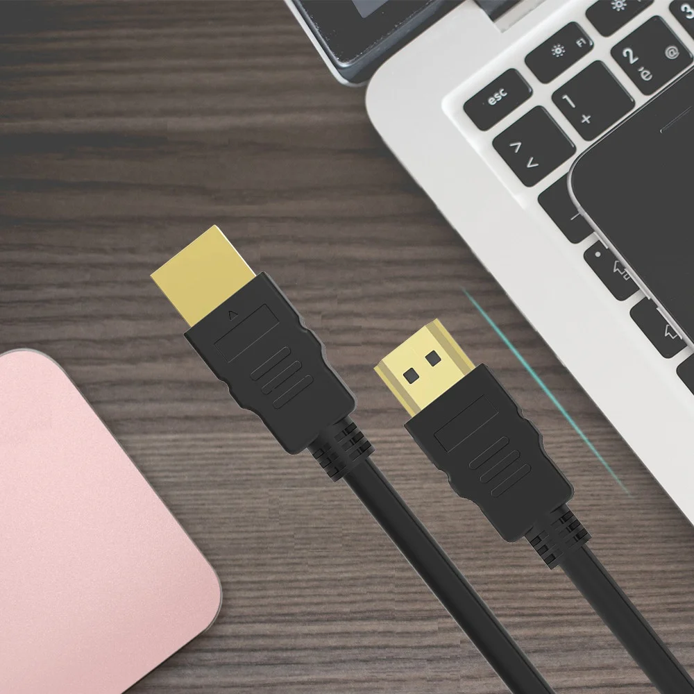 High Speed HDMI Cable with Ethernet  1.5m 3m 5m 10m Male-Male Gold - Supports 3D and Audio Return