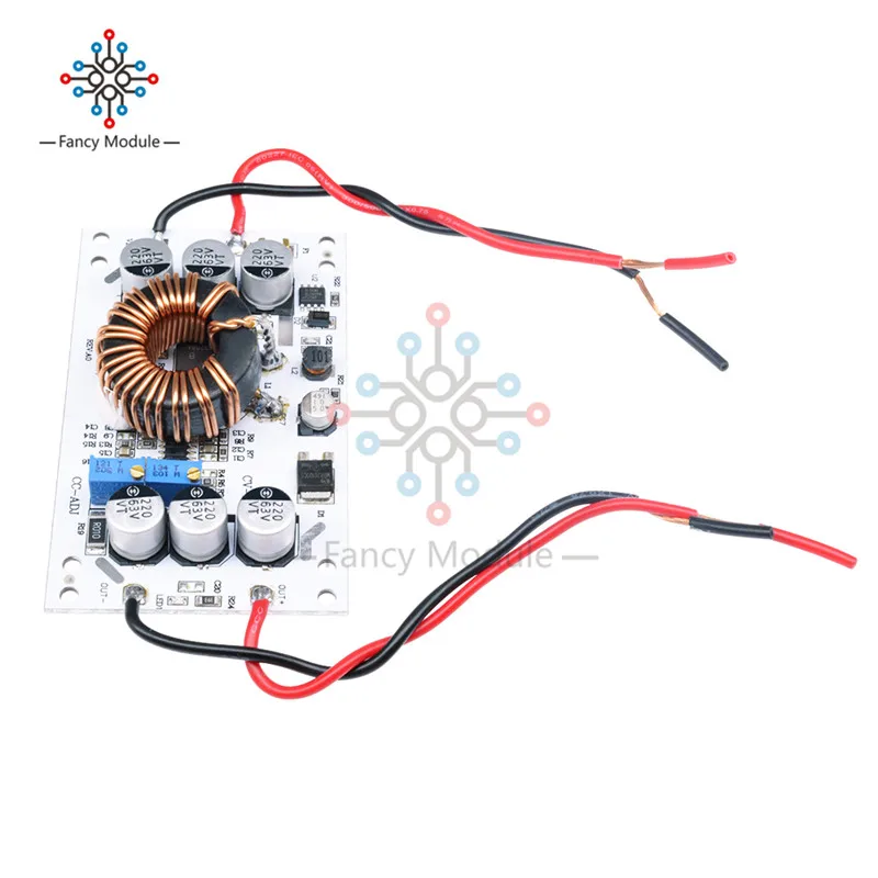 600 Вт алюминиевая пластина DC-DC повышающий преобразователь Регулируемый 10А повышающий Постоянный ток модуль питания Светодиодный драйвер для Arduino