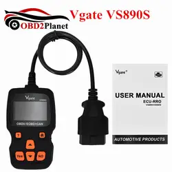 Новое поступление 2017 года Vgate vs890s автомобиль код читателя VS890 OBD2 Авто сканер автомобиля диагностический инструмент vs890s Быстрая доставка