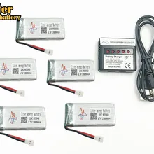 1300 mAh 3,7 V 903048 25c LiPo Батарея+ USB AC штепсельной вилки Зарядное устройство forX5SW X5SC X5 X5C Дрон Квадрокоптер с дистанционным управлением запасные Батарея Запчасти