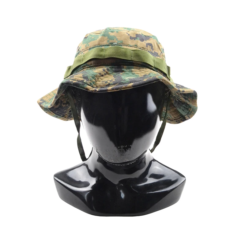 Tactical Boonie Hat Army Hunting Hat Boonie Cap Airsoft Camouflage
