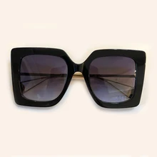 Модные квадратные женские солнцезащитные очки, брендовые дизайнерские солнцезащитные очки больших размеров для женщин, зеркальные солнцезащитные очки для женщин Oculos De Sol