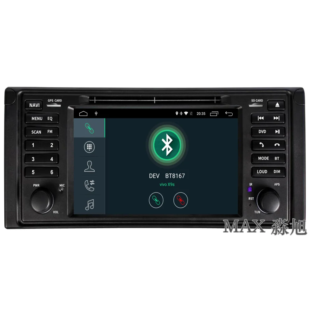 Top 2G+16G GPS Navigation System Car DVD Player for BMW E53 X5 E39 M5 with Car Radio DAB+ Bluetooth swc free map 4G WIFI CD Player 5