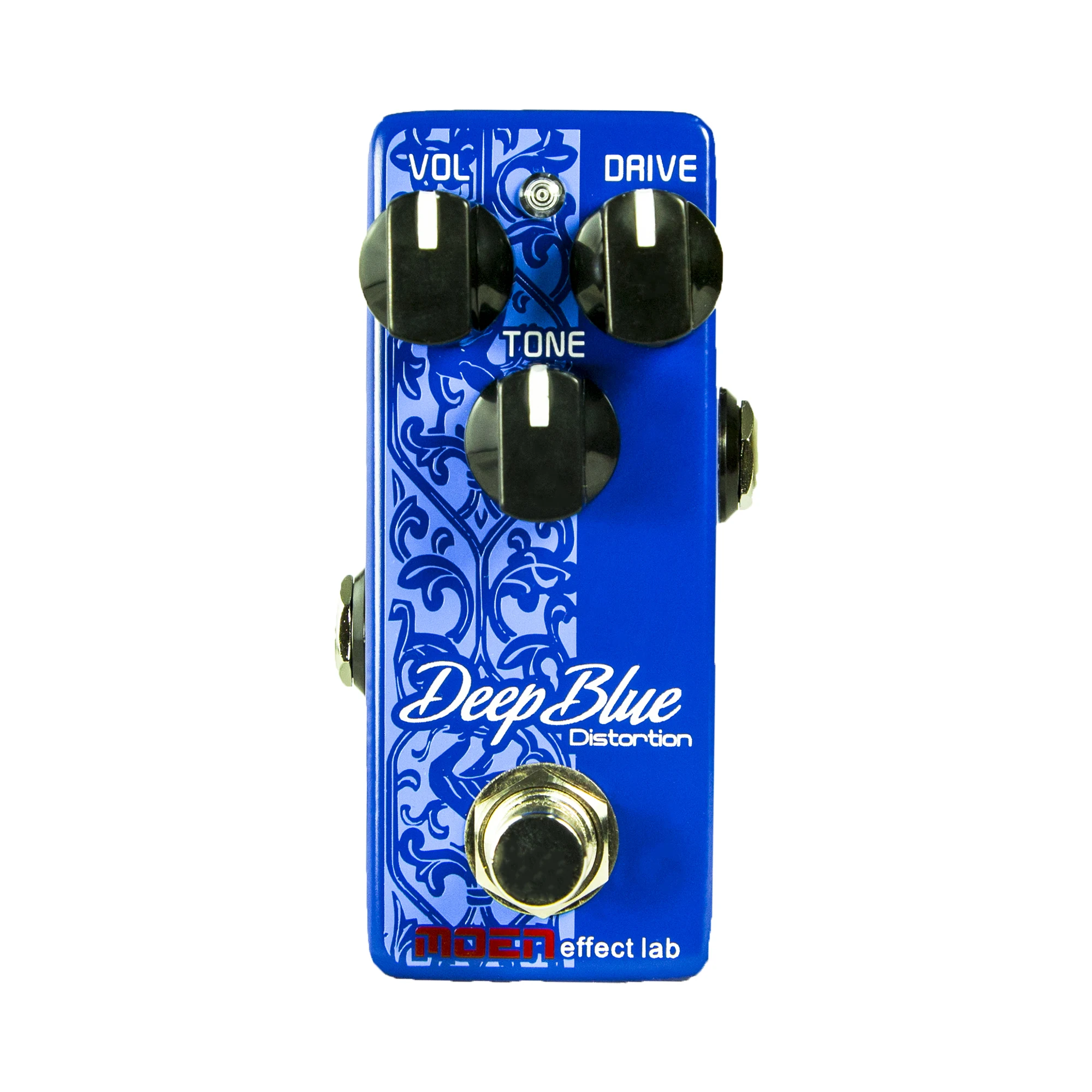 Moen Deep Blue Distortion Guitar Effect Pedal Stompbox for Electric Guitar Vol Tone Drive