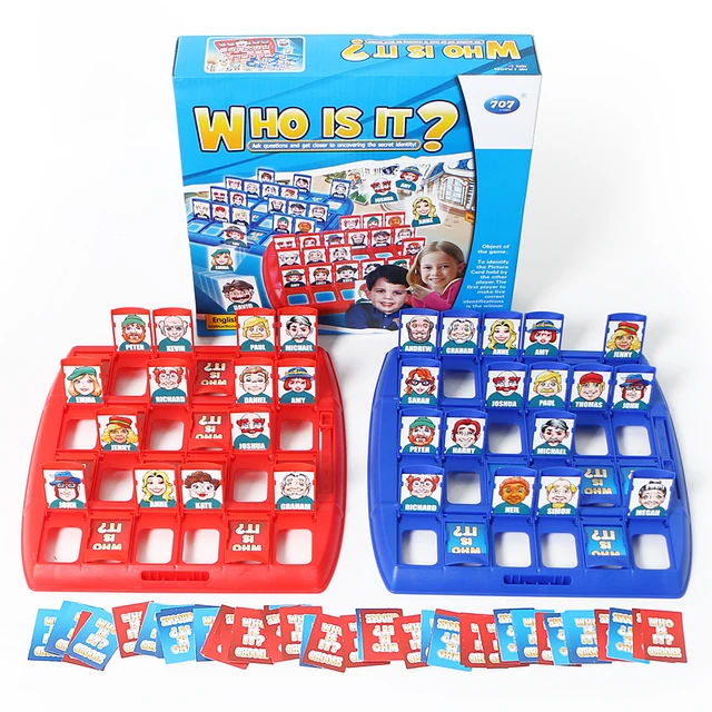 Who Is It? Well Known Classic Kids Board Game,Ask questions and get