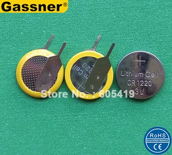 

100% Fresh Tabbed CR1220 3V Lithium Coin Cell Battery with Welded Pins