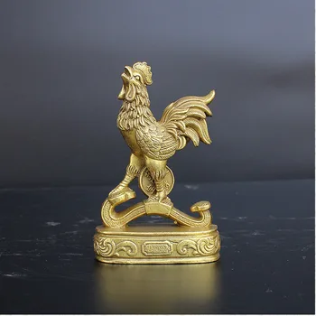 

Free delivery of brass money chicken craftwork