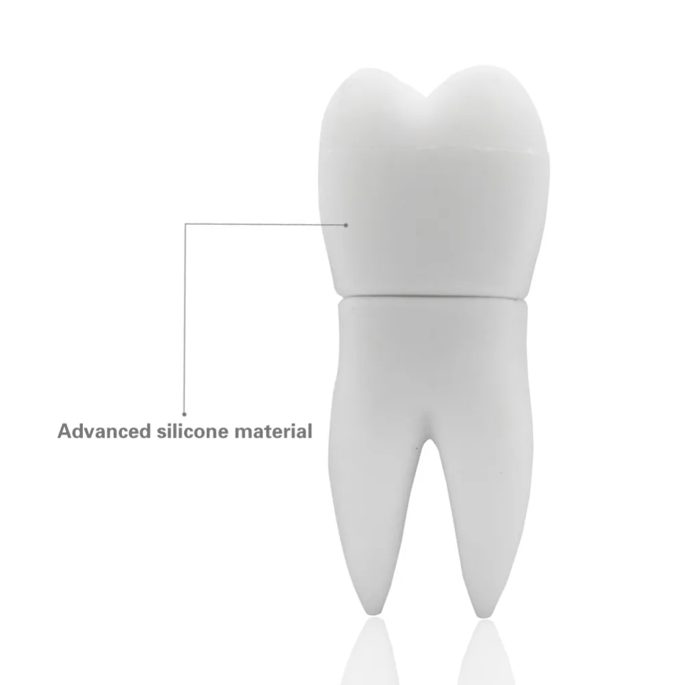 Высокое качество, новейшая ручка-накопитель в форме зуба, 4G/8G/16G/32G/64G/128G, USB 2,0 карта памяти, USB флеш-накопитель