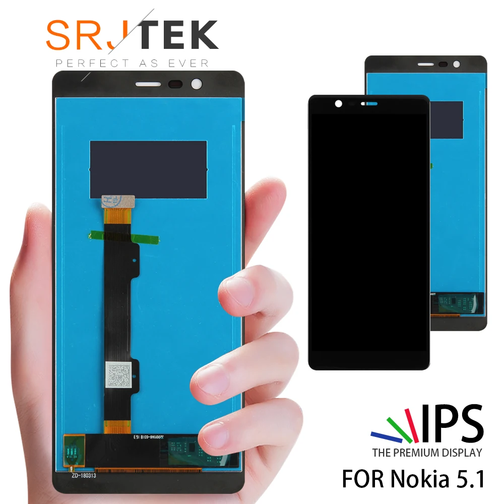 

5.5"Original Display For Nokia 5.1 LCD Touch Screen For Nokia 5.1 Display Screen Digitizer For Nokia 5.1 LCD Screen Replacement