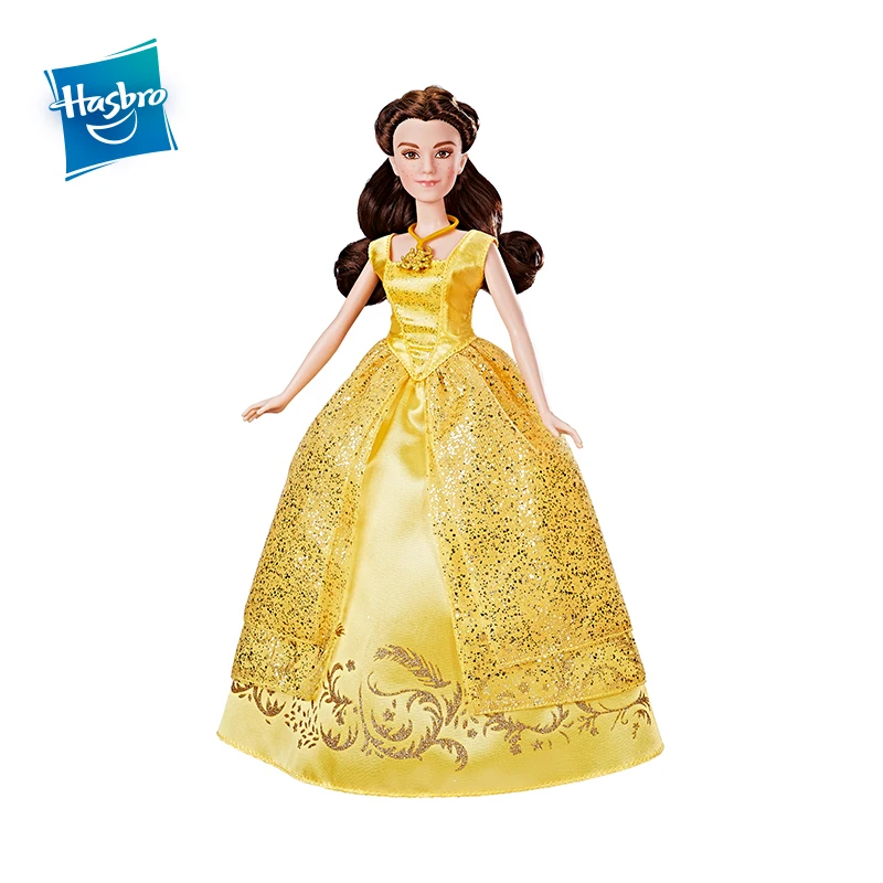 Hasbro принцесса Красавица и Чудовище очаровательное бальное платье деревенское платье Belle Коллекция фигурка игрушка модель подарок для девочек