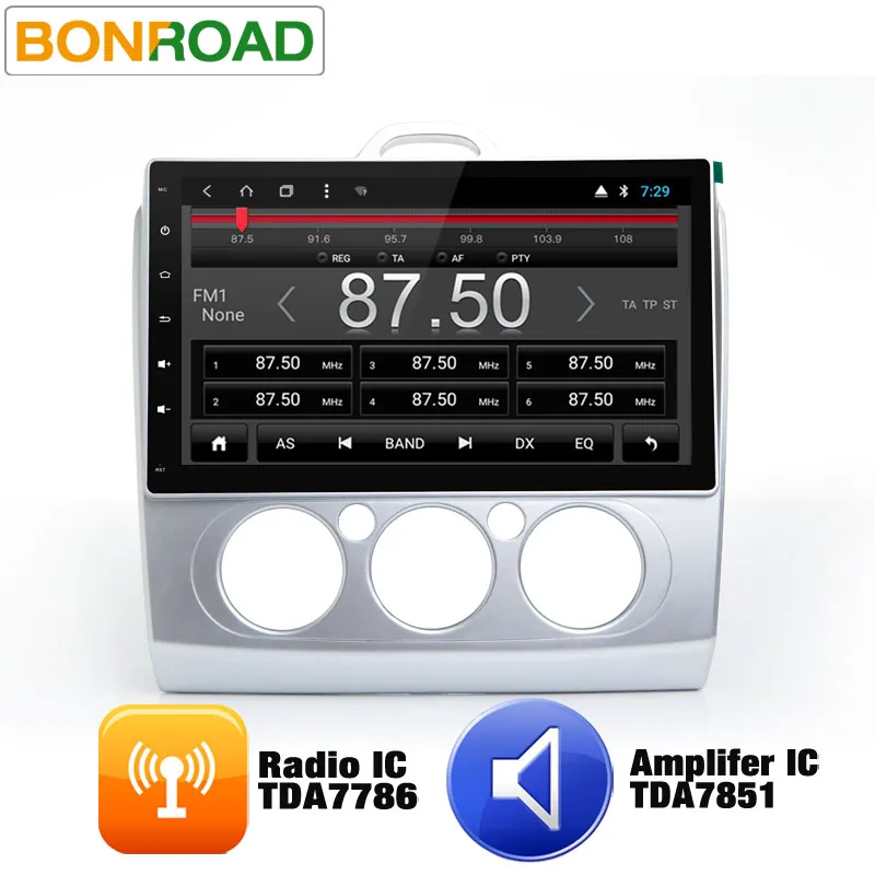 Perfect Bonroa 10.1" 2Din Android 8.1 Car Radio multimedia player for Focus 2005-2011 Audio Player Car GPS Navigation Stereo Player 2