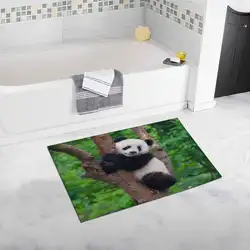 Симпатичные панды в дерево мягкие мохнатые Кухня ковриком Ванная комната ковер коврики