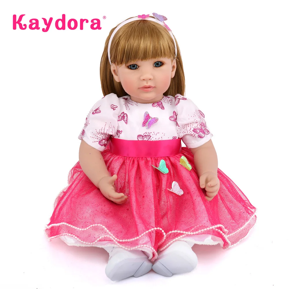 Kaydora кукла реборн 50 см очаровательная принцесса мягкая силиконовая новогодний
