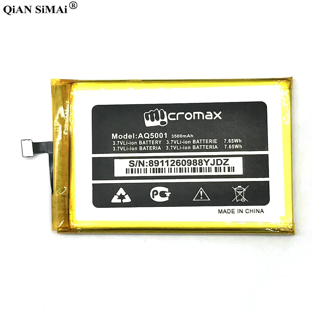 

New High Quality 3500mAh battery For Micromax AQ5001 phone + Tracking number