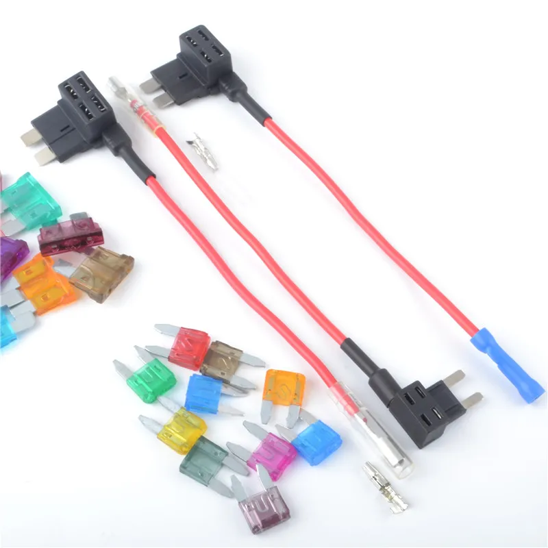 

Fuse Holder Add a circuit TAP Adapter Mini Standard Blade Auto Fuse Car Fuse with holder