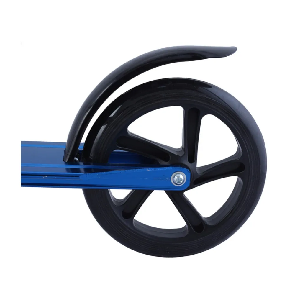 2 Wheel Scooters Adult Kick Scooter Foldable Portable PU 2wheels Hand brake