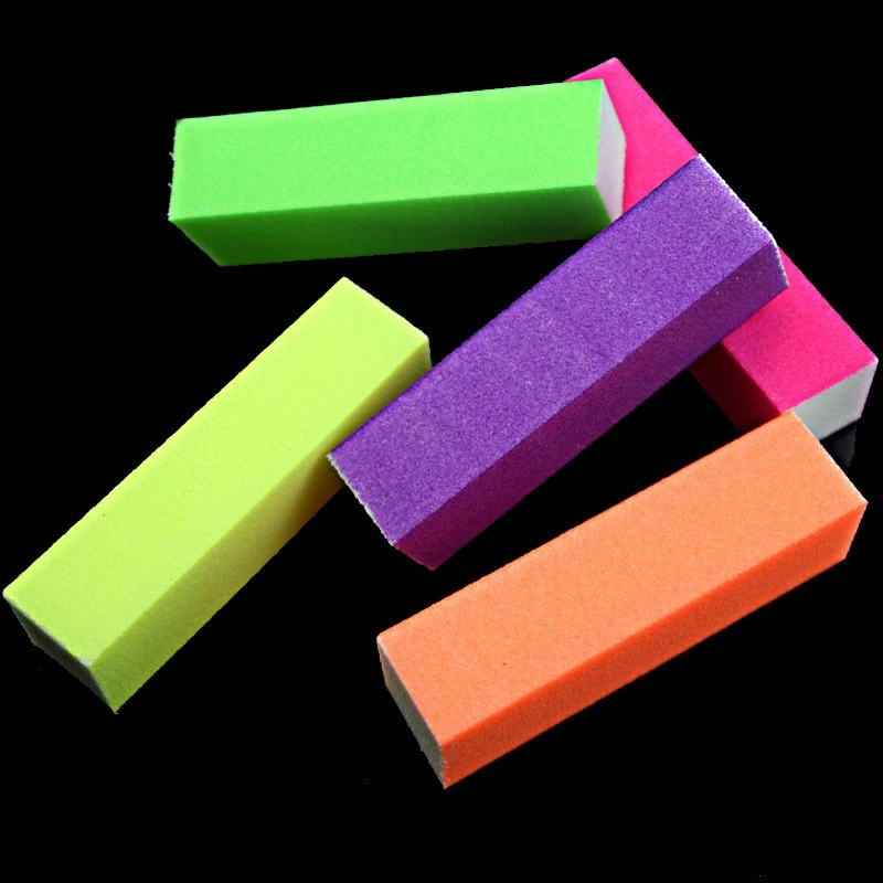 

50pcs/set Buffer Block Polish Manicure Pedicure Sanding Nail Art Tool Sponge random color Nail Polisher Salon Nail Accessories