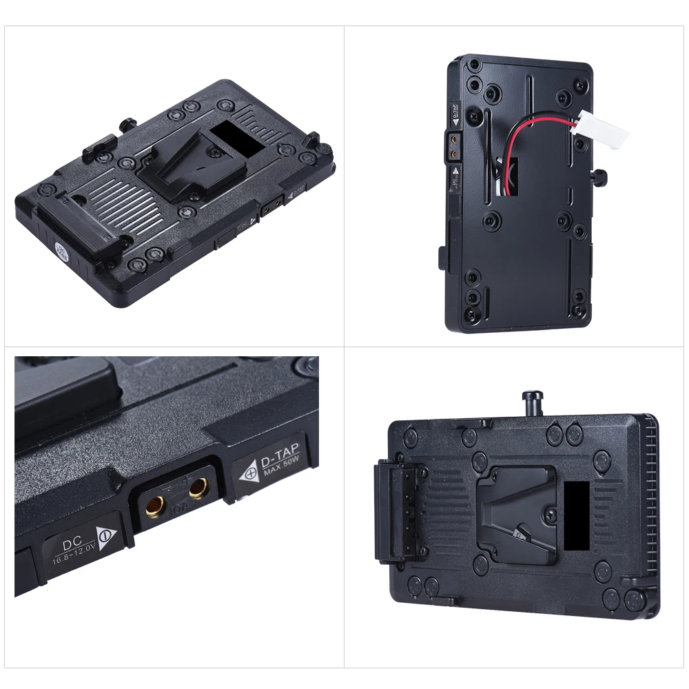 V-mount V-lock DIY Power Supply Battery Plate for Sony BMCC BMPCC Camcorder Monitor LED Video Light