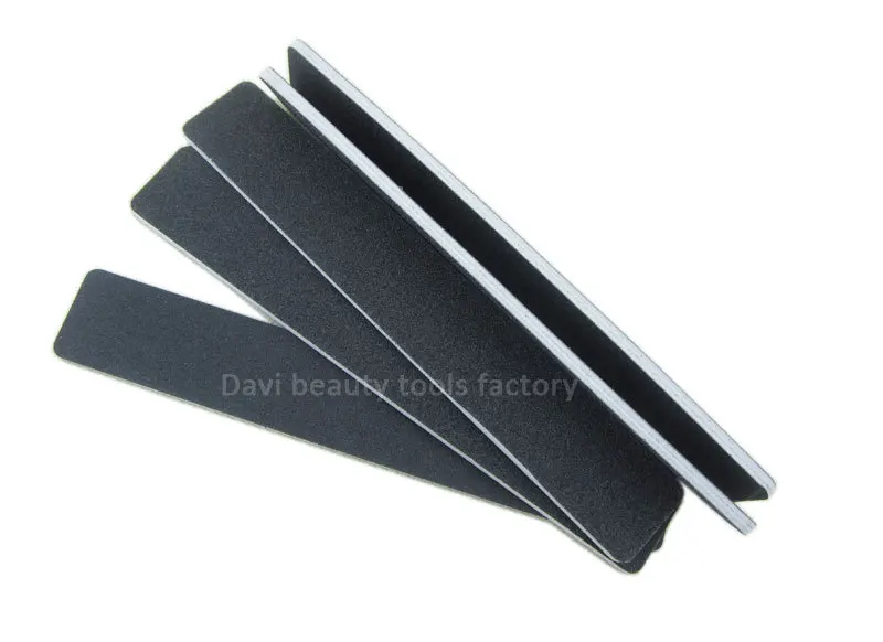 

Emery Board 50pcs/lot Rectangular Black sandpaper 100/180 nail files for nail art FREE SHIPPING #SC0611-01