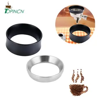 

Espresso Dosing Funnel Stainless Steel Coffee Dosing Ring Replacement Home Coffee Tamper Accessories