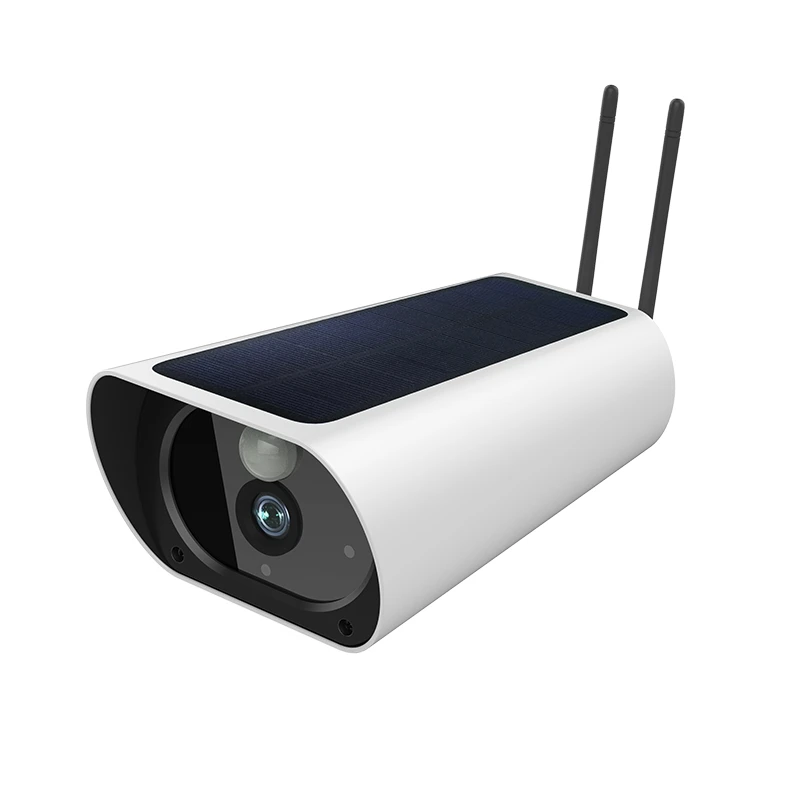 

2Mp 1080P Hd Wireless Smart Ip Camera Solar Waterproof Night-Vision Outdoor Security Surveillance Camera Monitor