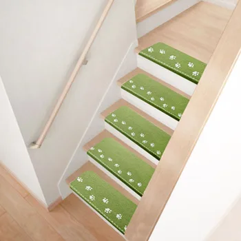 

Luminous Stair Mat Dog footprint Self-adhesive Floor Pad Slip Resistance Stair Family Carpet Kids Anti Crash Table Angle Mat