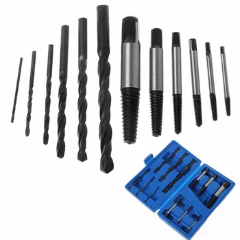 

12Pcs/Set Screws Extractors Left Hand Drill Bits Tool Kit Storage Box Case Portable Corrosion Wear Resistant