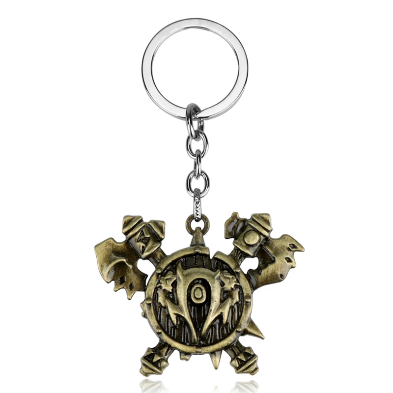 MQCHUN Lich King World of Warcraft Frost of Sorrows подвесной брелок с логотипом брелоки подарок для мужчин Boyfrie для фанатов-50 - Цвет: gold