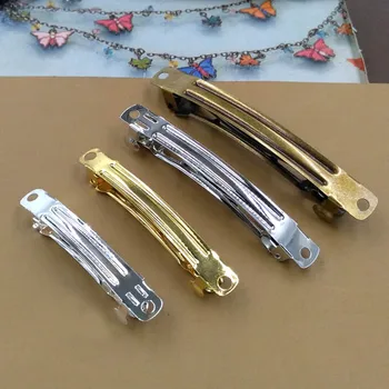 

50mm 60mm 70mm 80mm Retro French Clip Barrettes For DIY Girls Children Bow Hairgrips Hair Clip Hair Accessories Multi-color